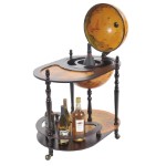 Ng004 Globe drink trolley16.5 inches - Red 